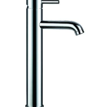 Steinberg Serie 100 Einhand-Waschtisch- armatur, verchromt, Ausl. 128 mm