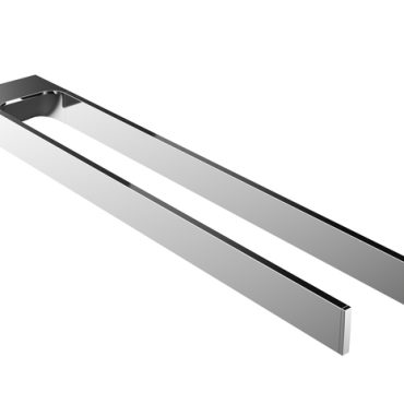 Emco art Handtuchhalter, zweiarmig starr, 450 mm, chrom