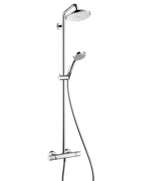 HansGrohe Croma 220 Showerpipe, DN 15