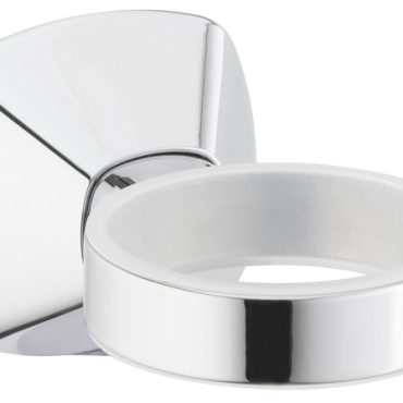 Keuco Glashalter/Seifenhalter City.2 verchromt ohne Glas und Schale