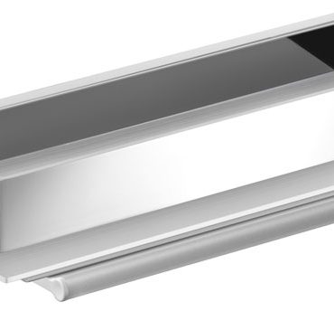 Keuco Edition 11 Duschkorb, 300 mm, mit Glasabzieher, silber eloxiert/verchromt