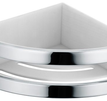 Keuco Eckschwammkorb Elegance 2-teilig Metall, 140x140x177 mm, verchromt