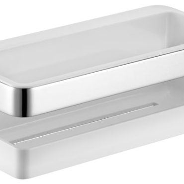 Keuco Duschkorb Collection Moll 2-tlg., verchromt/weiß