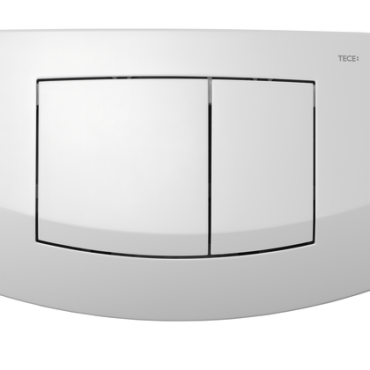 TECEambia WC-Betätigungsplatte weiss f.Zweimengentechnik