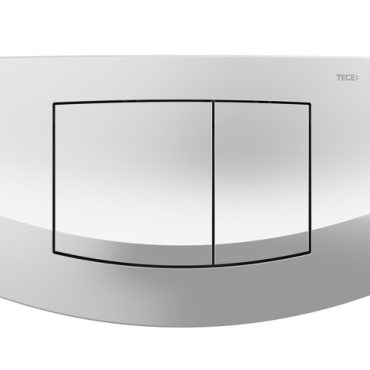TECEambia Betätigungsplatte chrom-glanz f.Zweimengentechnik