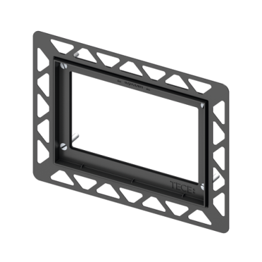 TECEloop WC-Einbaurahmen für Betätigungsplatten, chrom glaenzend
