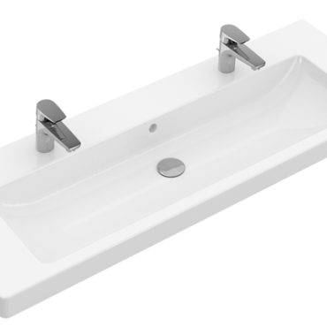 Villeroy & Boch Schrank-WT Subway 2.0 1300x470mm zwei 1-L Arm HL durchg Überlauf eckig, weiß